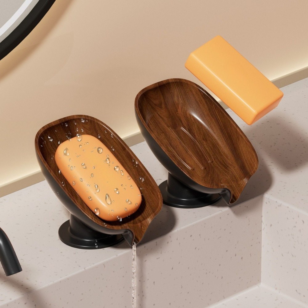 Meal Prep Organizer - Self Draining Suction Cup Soap Dish