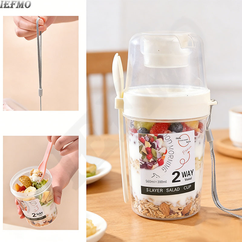 On-the-Go Salad Bowl Set with  - Meal Prep Veggie 评论和价格