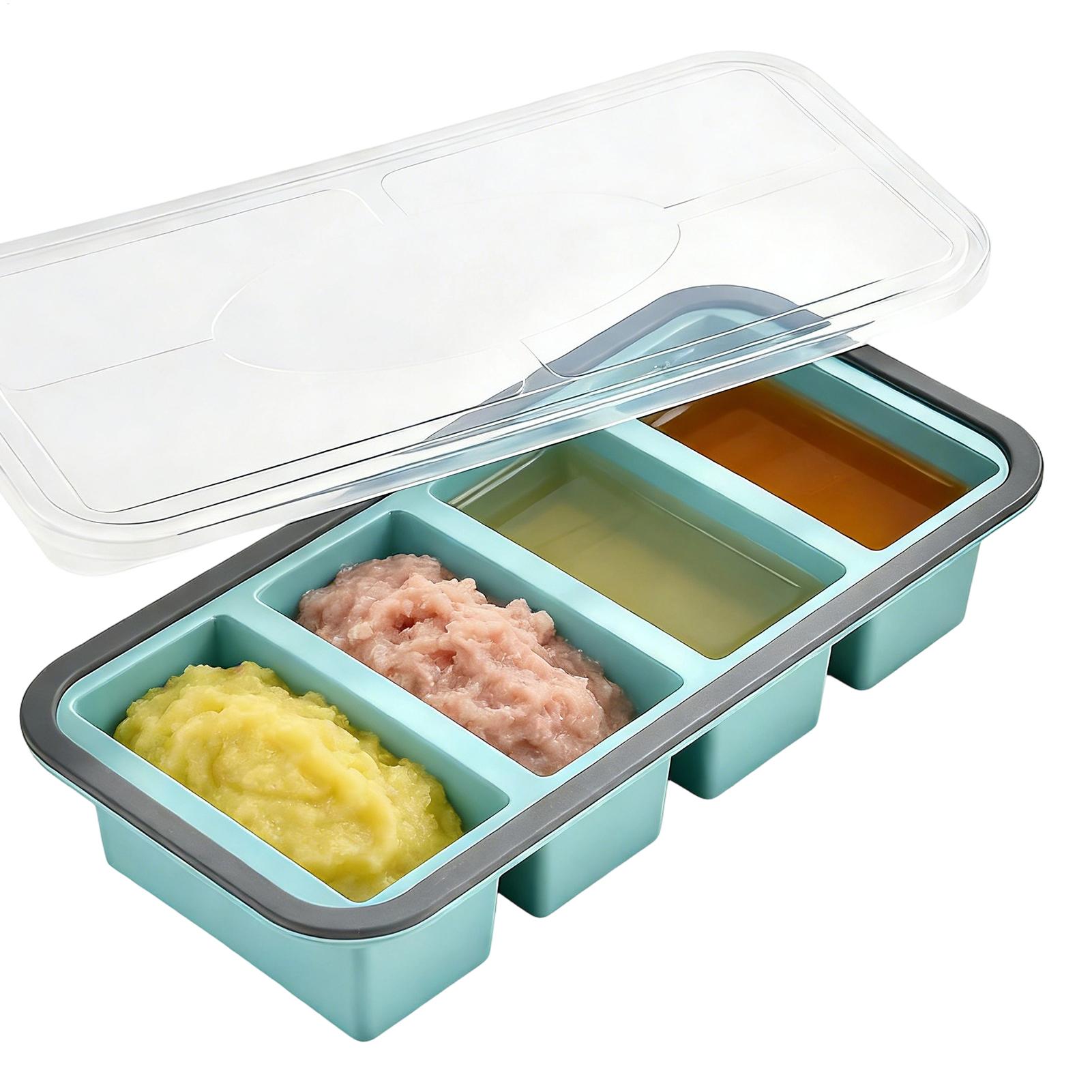 Silicone Freezer Tray Mold wit - Meal Prep Oatmeal 评论和价格