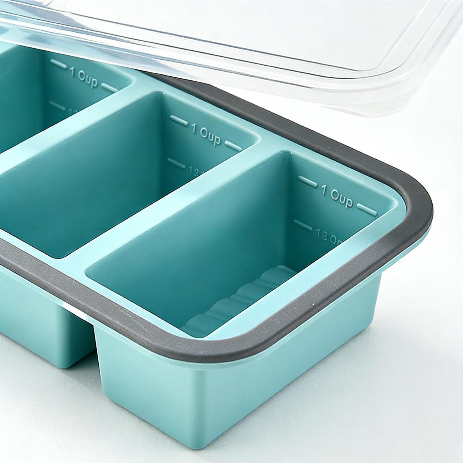 Silicone Freezer Tray Mold wit - Meal Prep Oatmeal 评论和价格