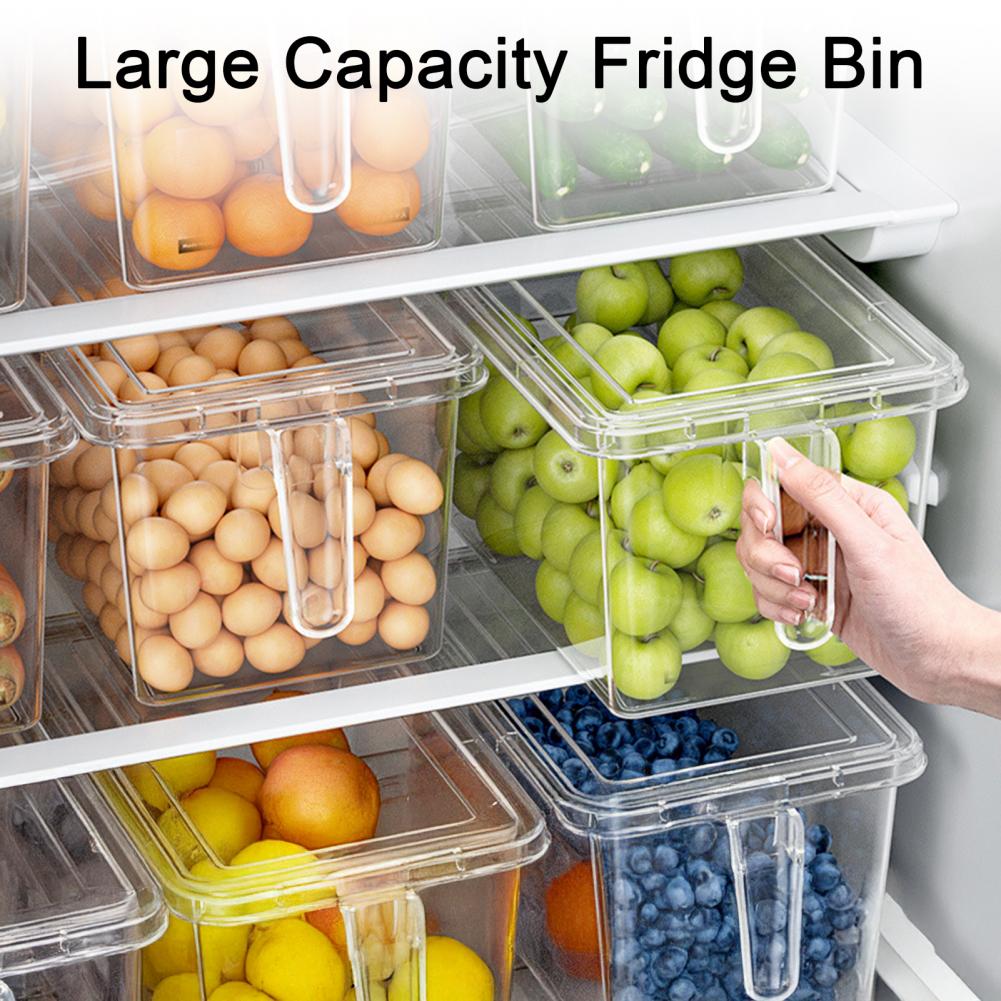 Clear Refrigerator Storage Bin - Meal Prep Veggie 评论和价格