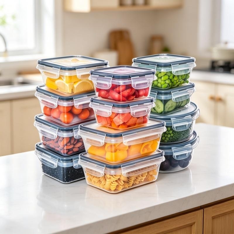 12pcs Airtight Food Storage Co - Meal Prep Veggie 评论和价格