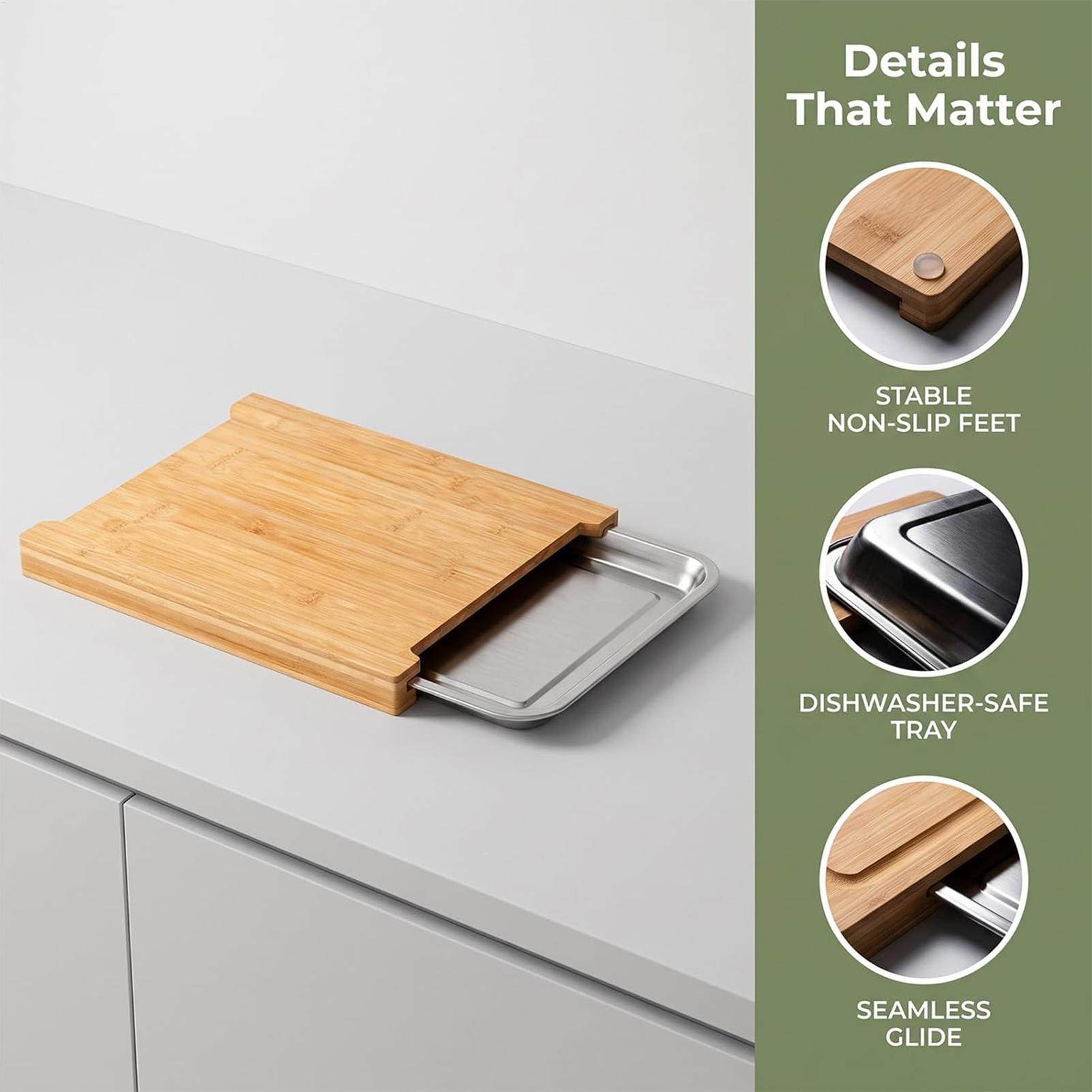 Cutting Board Non-Slip Food Pr - Meal Prep Veggie 评论和价格