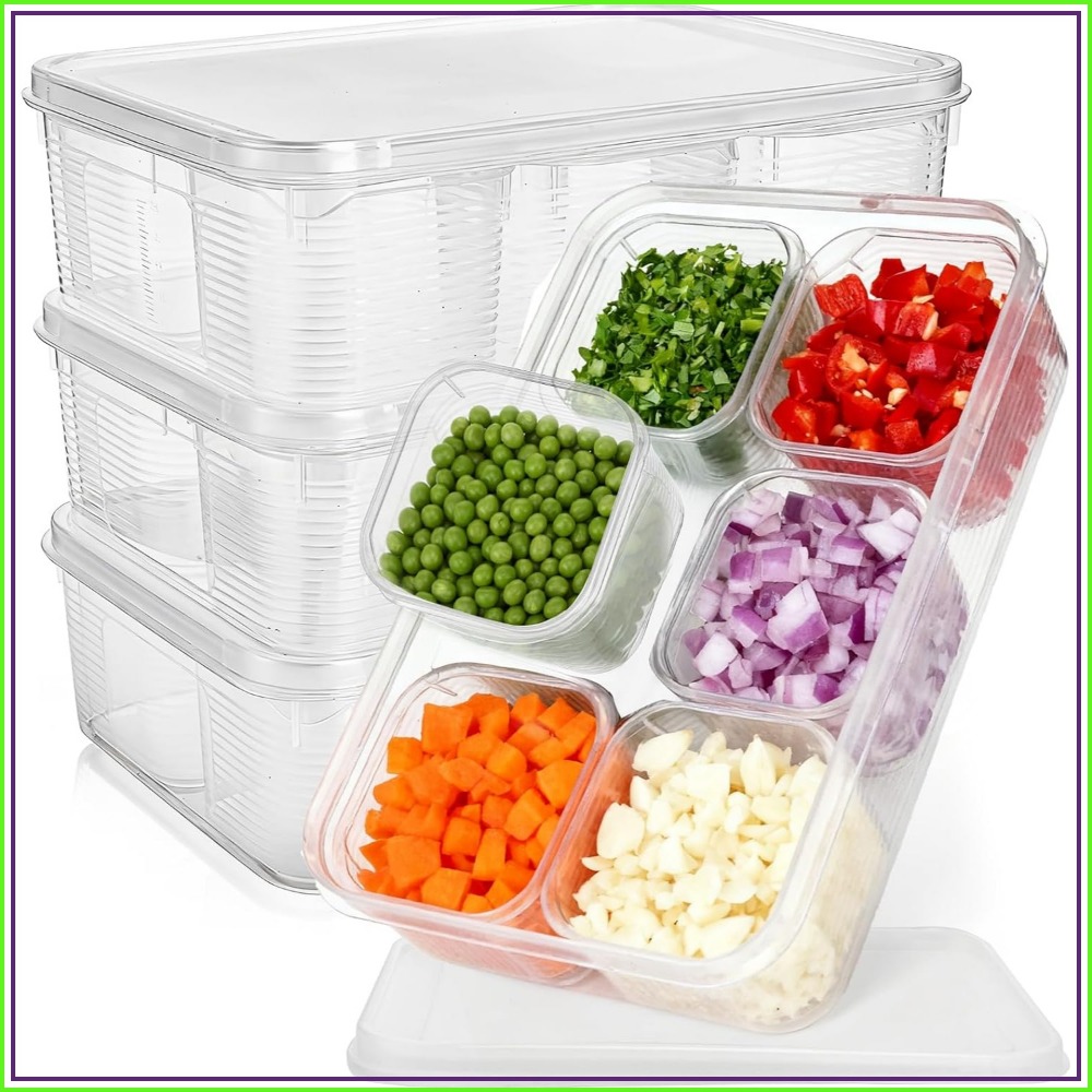 28-Piece Fridge Organizer Set  - Meal Prep Veggie 评论和价格
