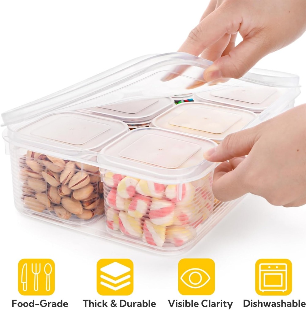28-Piece Fridge Organizer Set  - Meal Prep Veggie 评论和价格