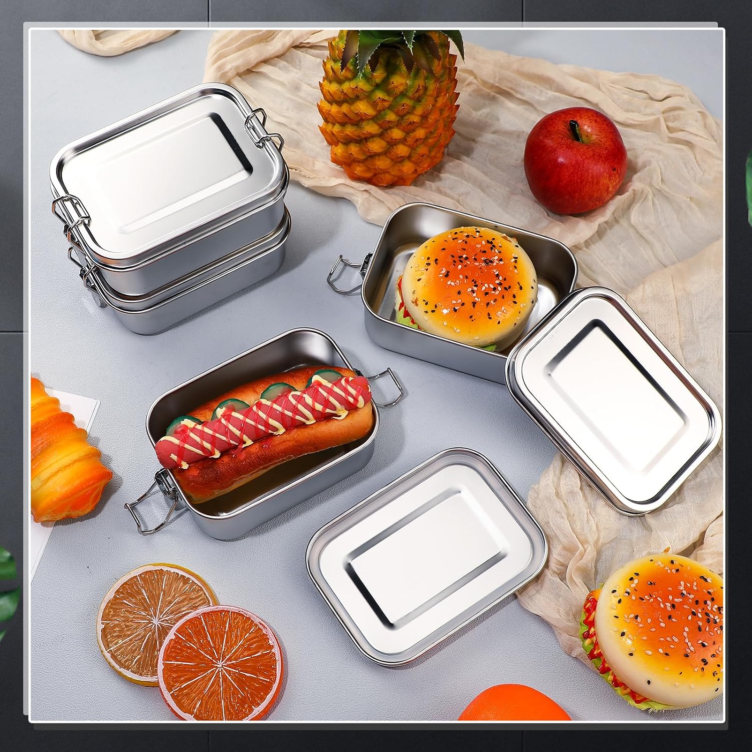 Stainless Steel Food Storage C - Meal Prep Organizer 评论和价格