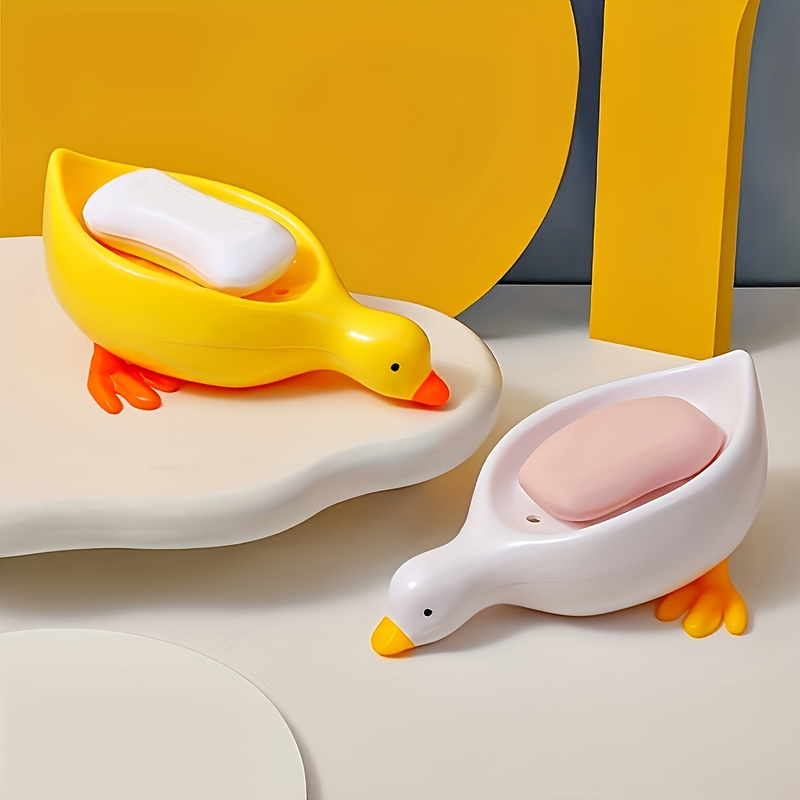 Duck Soap Dish-Cute Self Drain - Meal Prep Organizer 评论和价格