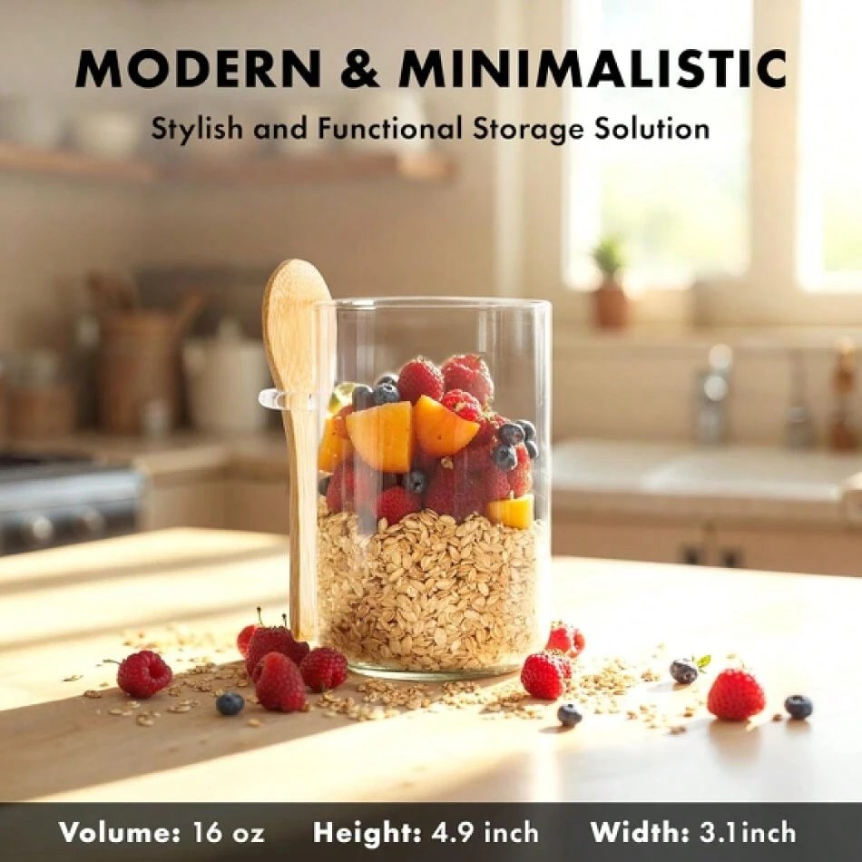Tyrixma Overnight Oats Contain - Meal Prep Oatmeal 评论和价格