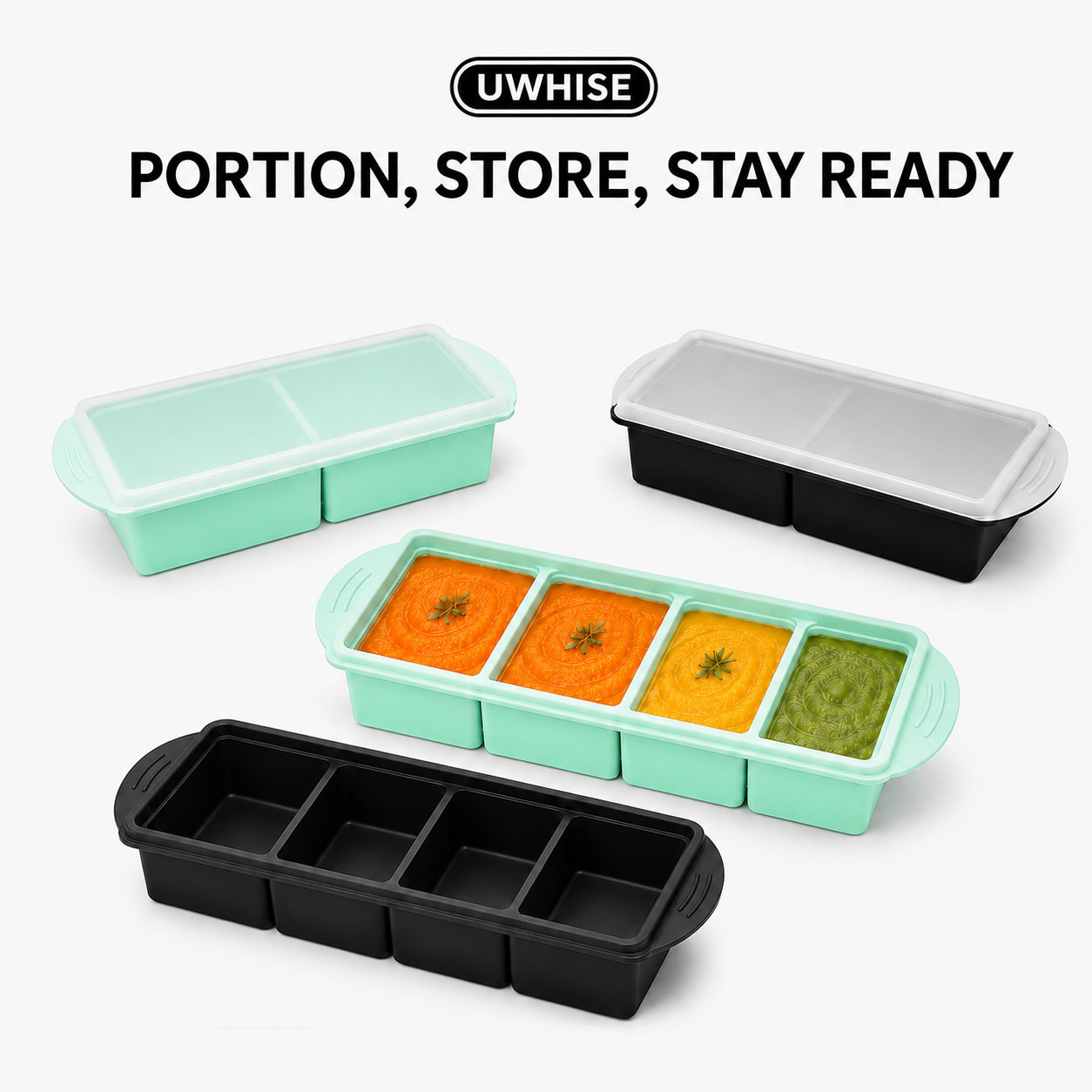 Uwhise Silicone Soup Freezer T - Meal Prep Oatmeal 评论和价格