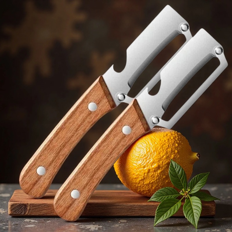 1/2/3/5pcs Oak Wood Handle Sta - Meal Prep Veggie 评论和价格