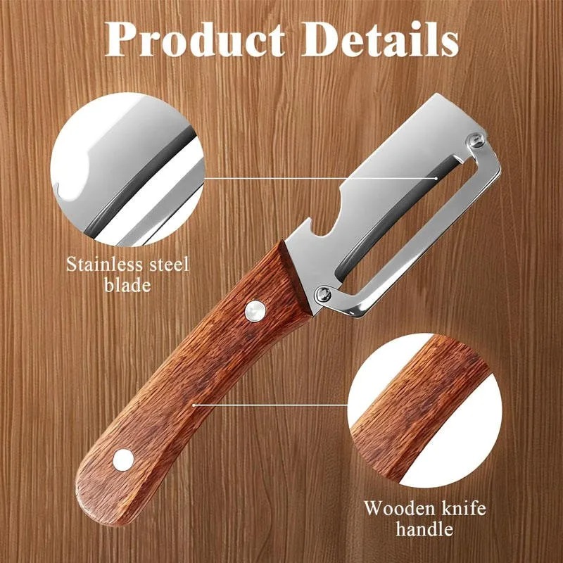 1/2/3/5pcs Oak Wood Handle Sta - Meal Prep Veggie 评论和价格