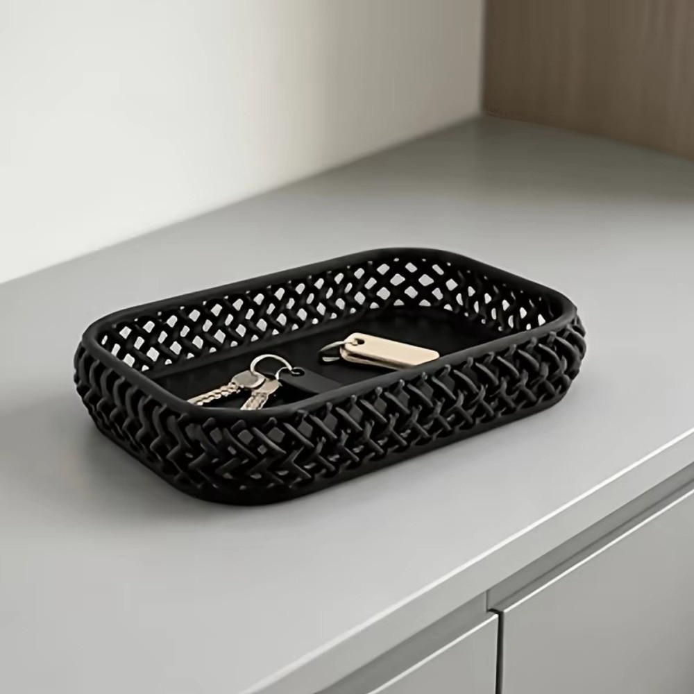 Multi-Purpose Imitation Rattan - Meal Prep Organizer 评论和价格