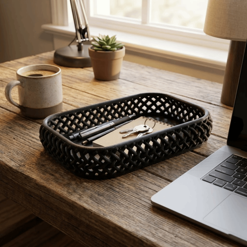 Multi-Purpose Imitation Rattan - Meal Prep Organizer 评论和价格