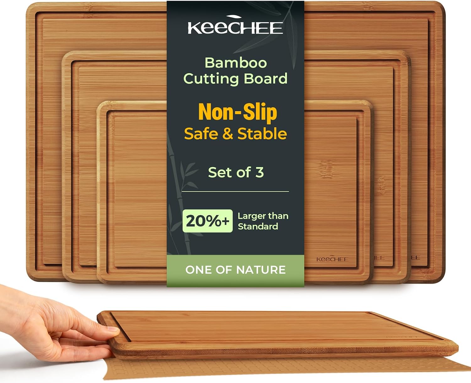 Keechee Bamboo Cutting Board w - Meal Prep Juice 评论和价格