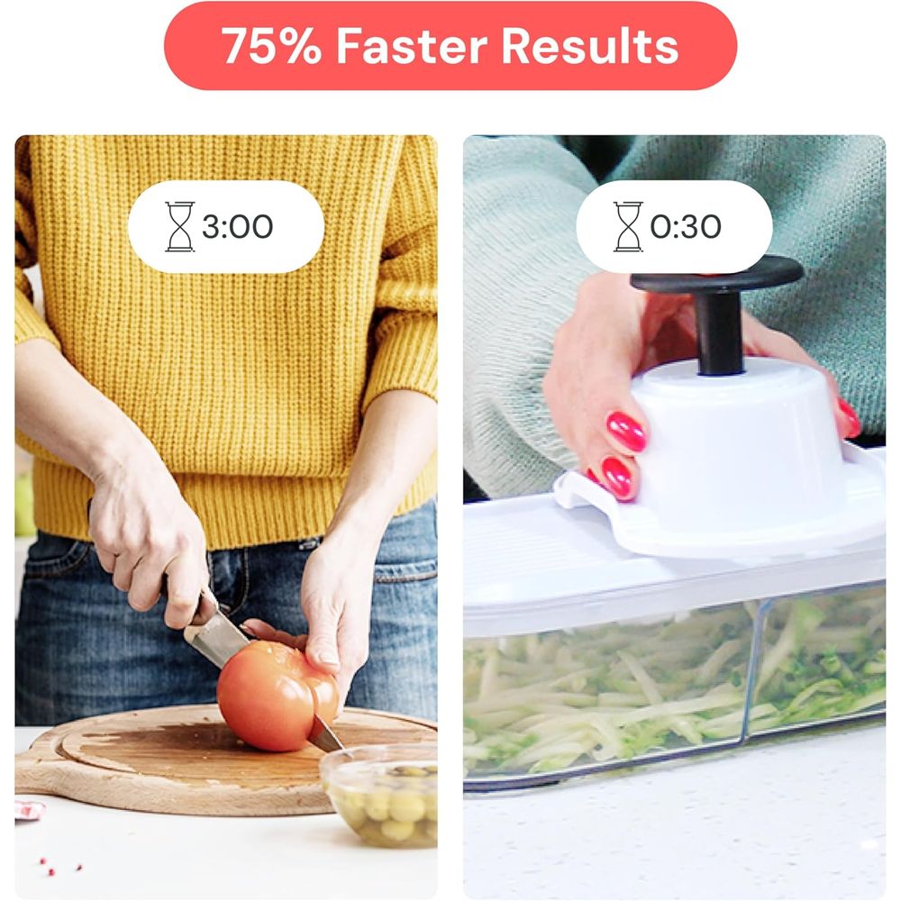 Vegetable Chopper - Chop and S - Meal Prep Veggie 评论和价格