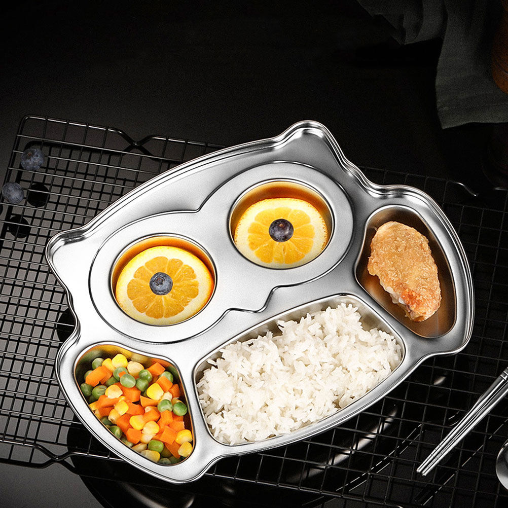 2Pcs Stainless Shaped Divided  - Meal Prep Usa 评论和价格