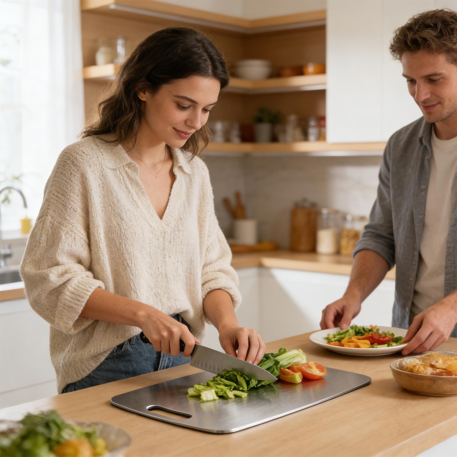 Stainless Steel Cutting Board  - Meal Prep Veggie 评论和价格