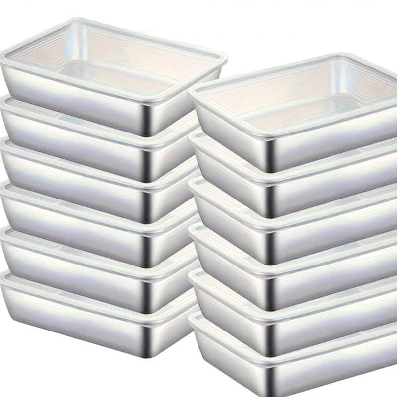 4pcs Stainless Steel Food Stor - Meal Prep Organizer 评论和价格