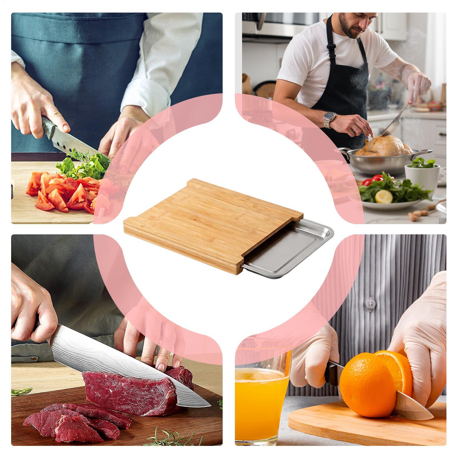 Wooden Cutting Board Non-Slip  - Meal Prep Usa 评论和价格