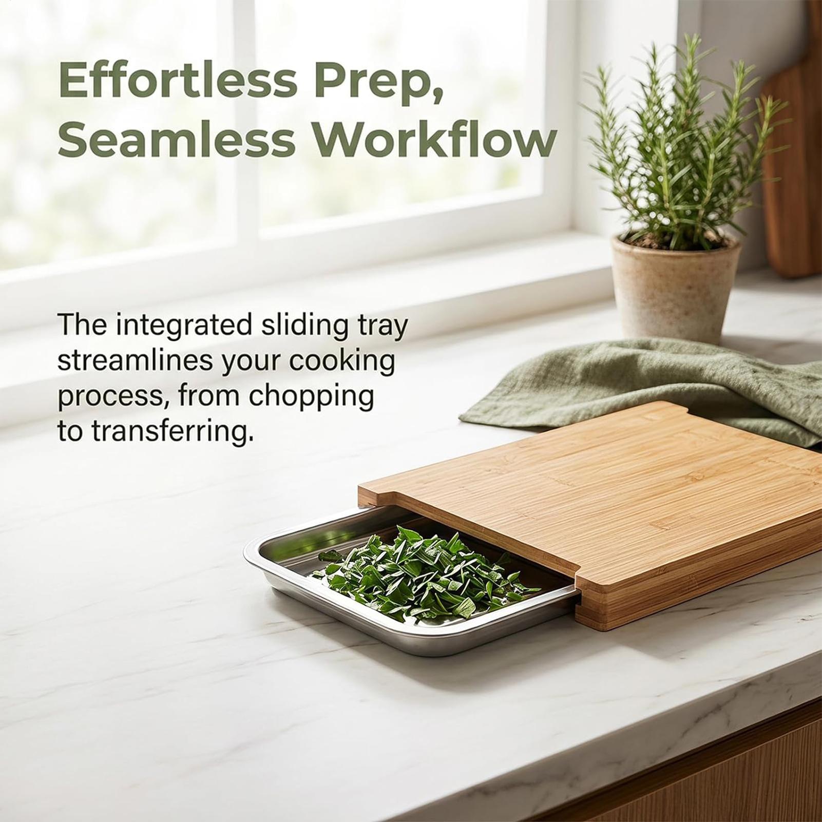 Wooden Cutting Board Non-Slip  - Meal Prep Usa 评论和价格