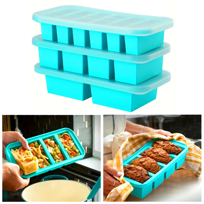 Silicone Freezing Mold Gift Se - Meal Prep Oatmeal 评论和价格