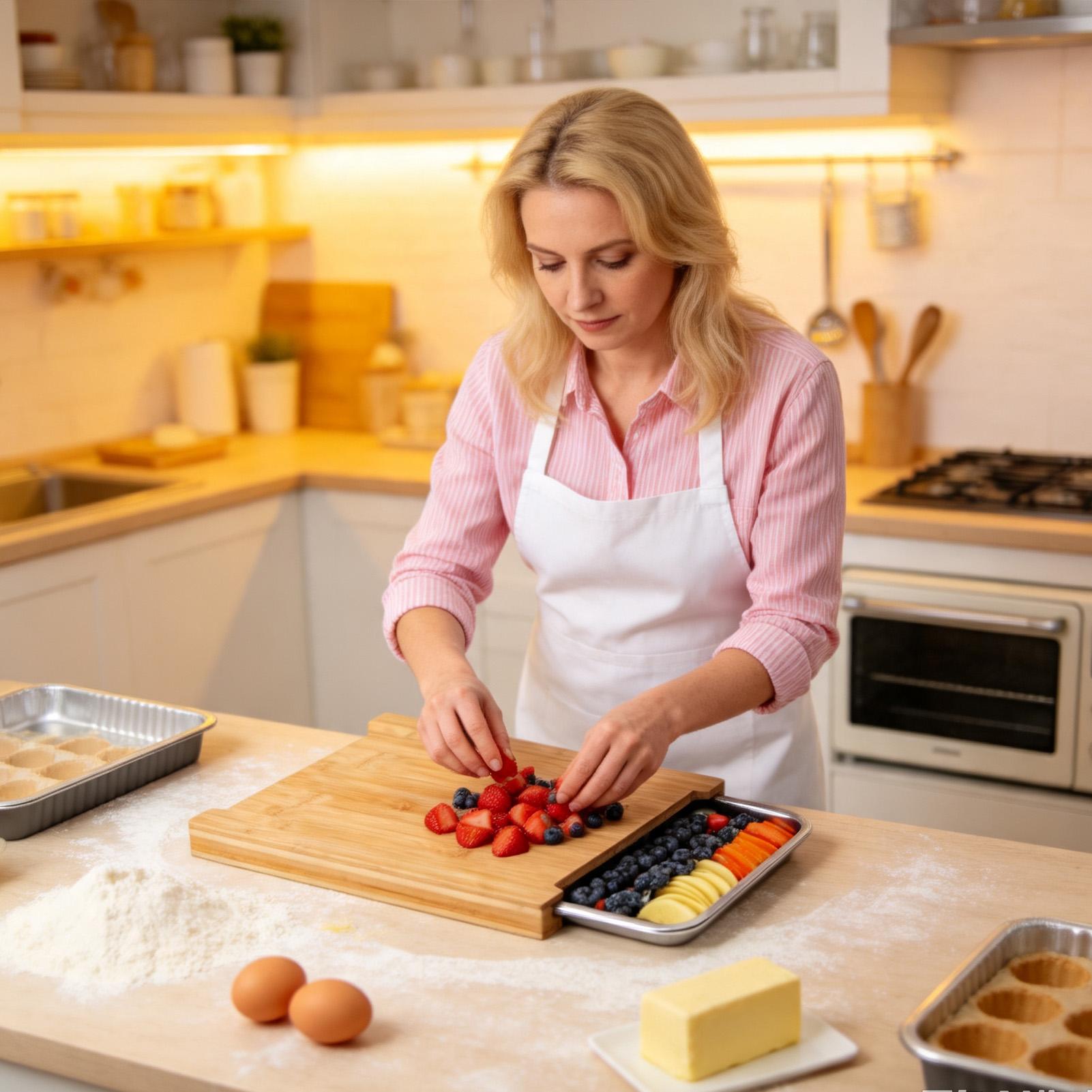 Cutting Board Non-Slip Food Pr - Meal Prep Veggie 评论和价格