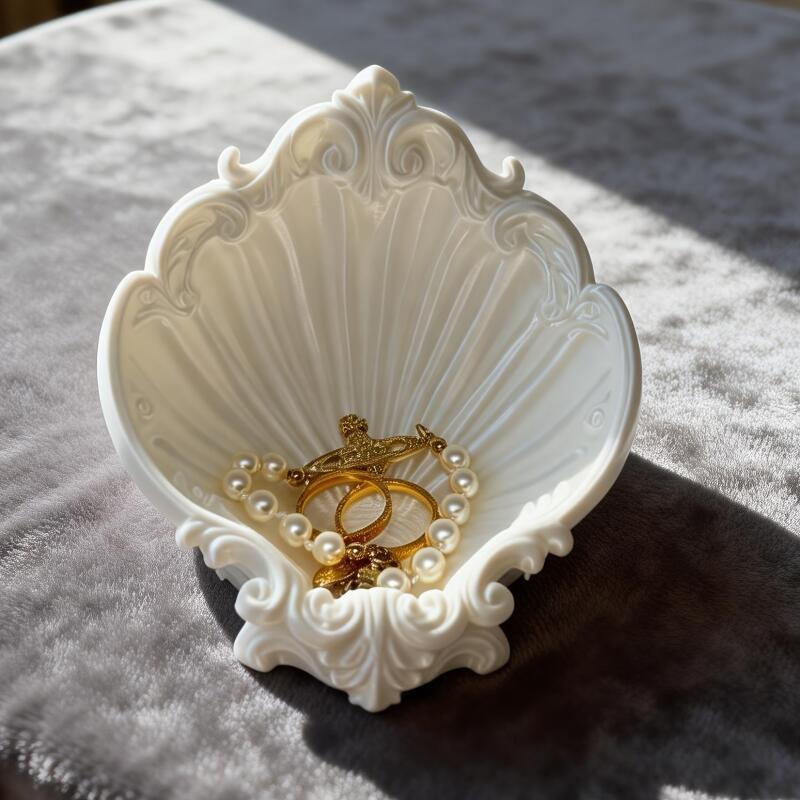 Vintage Shell Shaped Embossed  - Meal Prep Organizer 评论和价格