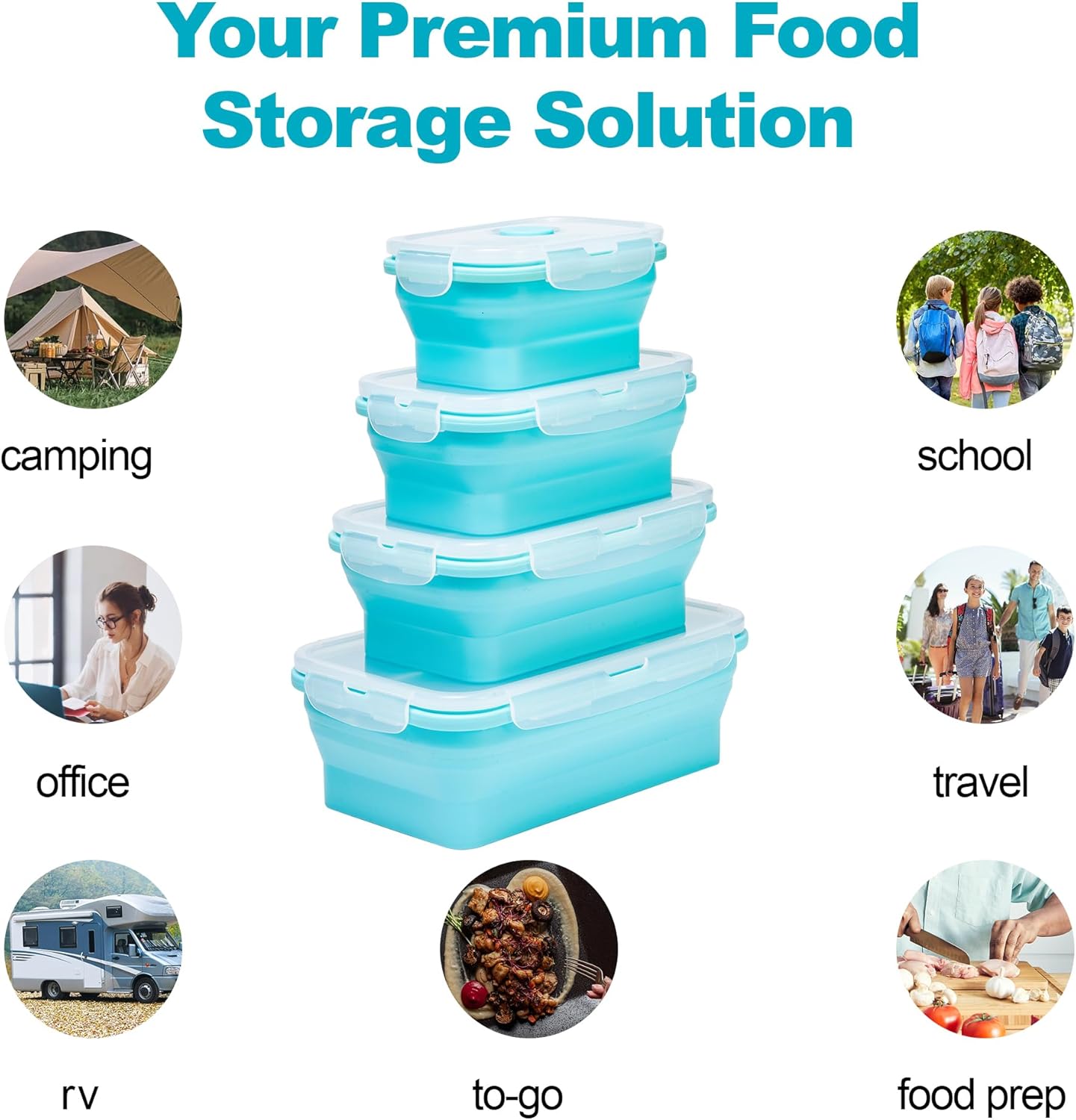 Collapsible Food Storage Conta - Meal Prep Oatmeal 评论和价格