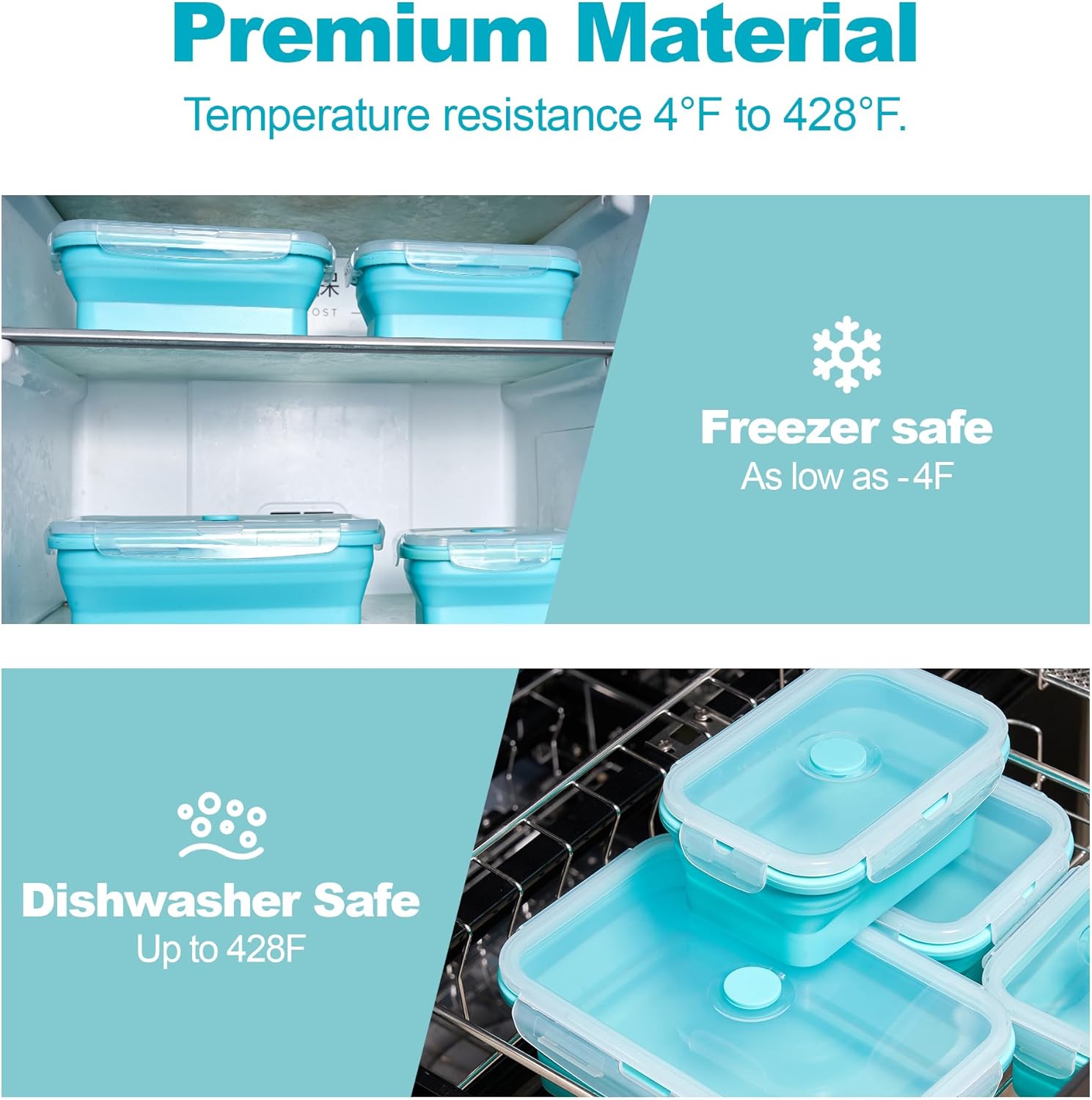 Collapsible Food Storage Conta - Meal Prep Oatmeal 评论和价格