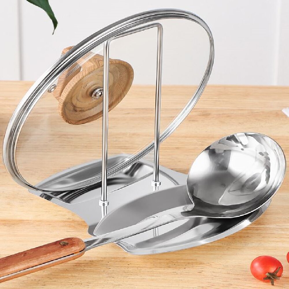 Stainless Steel Pot Lid Holder - Meal Prep Organizer 评论和价格