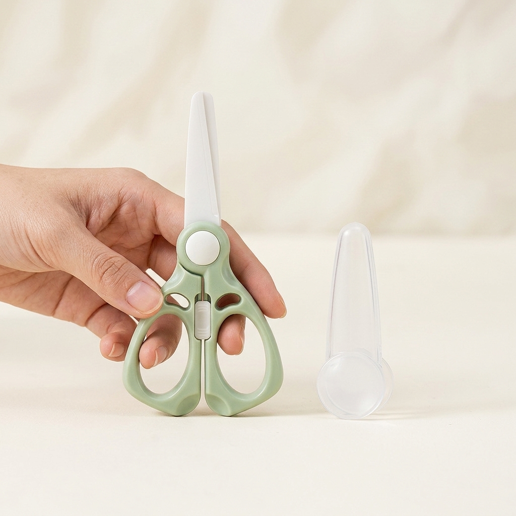 1pc Baby Food Scissors Nano Ce - Meal Prep Veggie 评论和价格