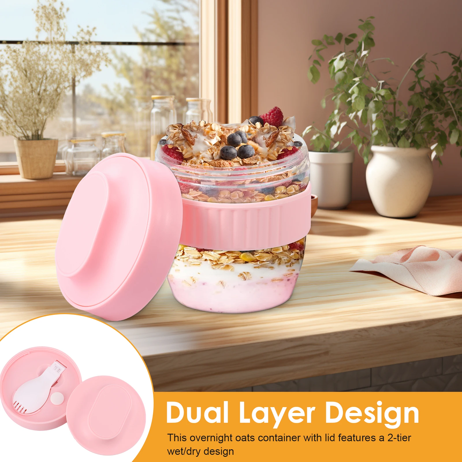Double Layer Overnight Oats Co - Meal Prep Oatmeal 评论和价格