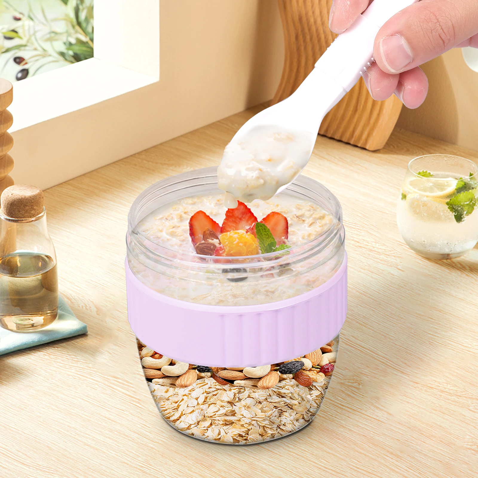 Double Layer Overnight Oats Co - Meal Prep Oatmeal 评论和价格