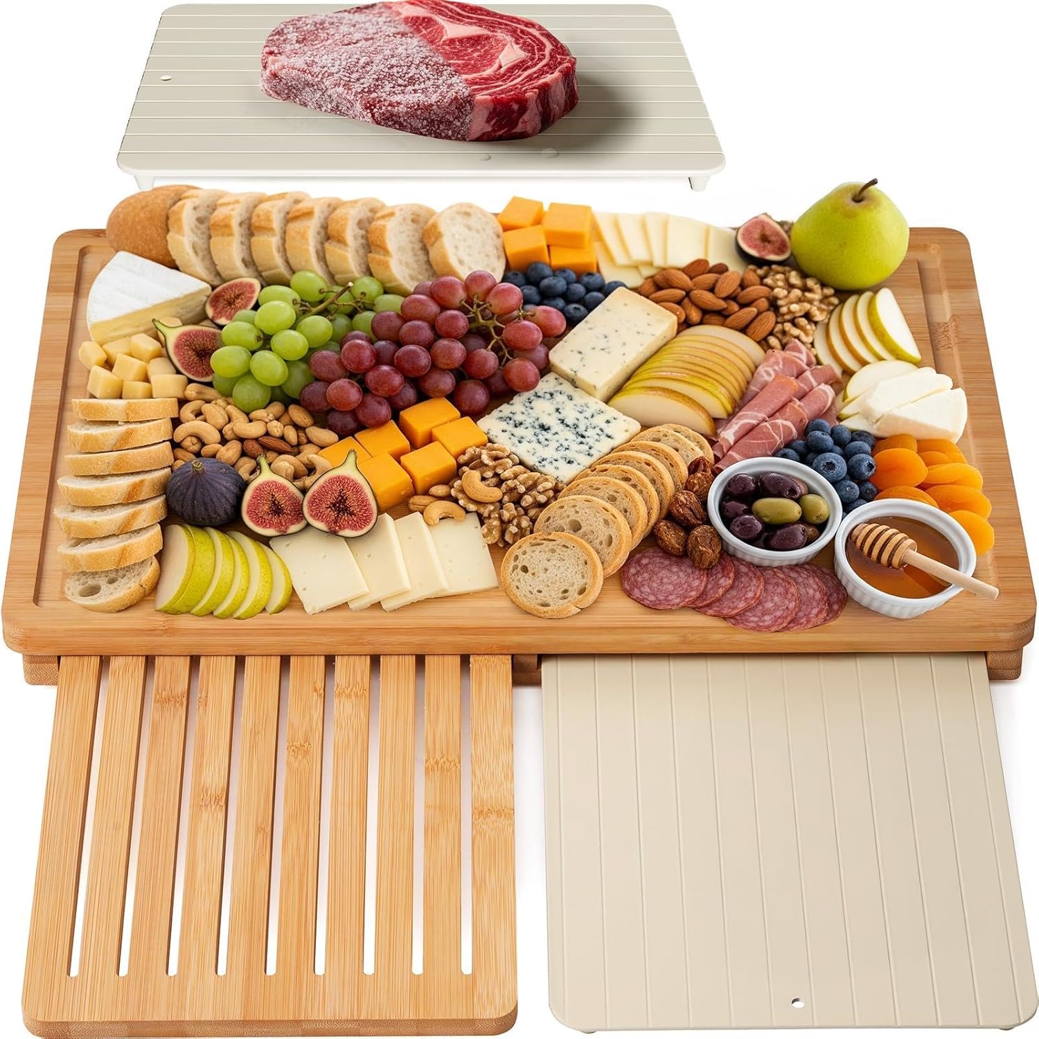 Bamboo Cutting Board Set Defro - Meal Prep Juice 评论和价格
